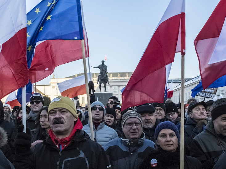 Polish surveillance bill draws protests