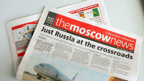 The Moscow News ends print edition