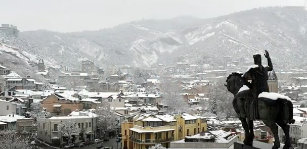 In winter: singer Katie Melua explores her Georgian roots