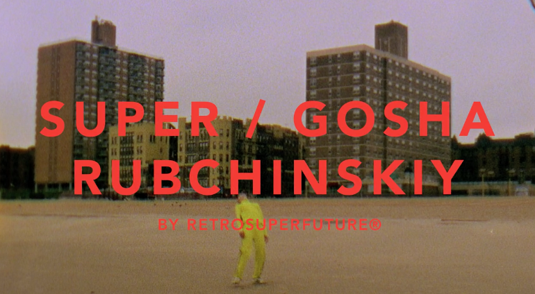 Fashion meets dance in Gosha Rubchinskiy x Super Sunglasses