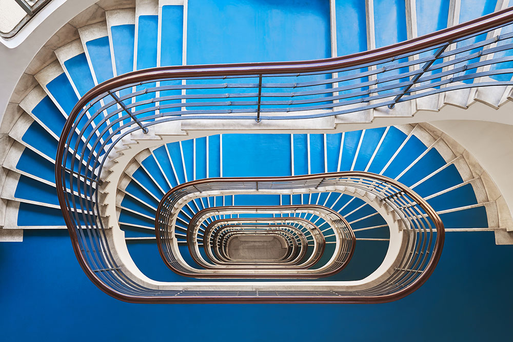 Explore Budapest’s Bauhaus staircases with photographer Balint Alovits