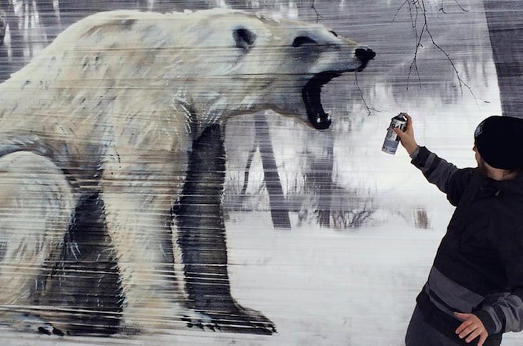 Meet the Moscow artist bringing street art to Russia's forests
