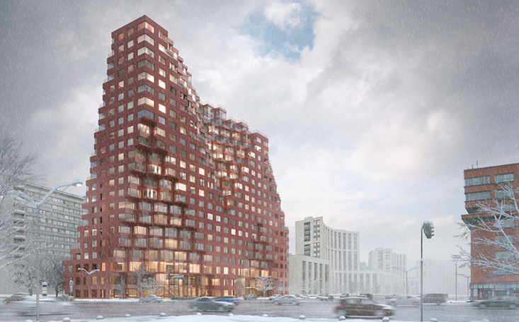 Silhouette: Dutch architects reveal new 'gateway to Moscow'