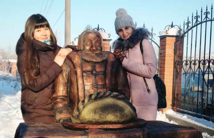 Russian town unveils monument to the humble Siberian dumpling