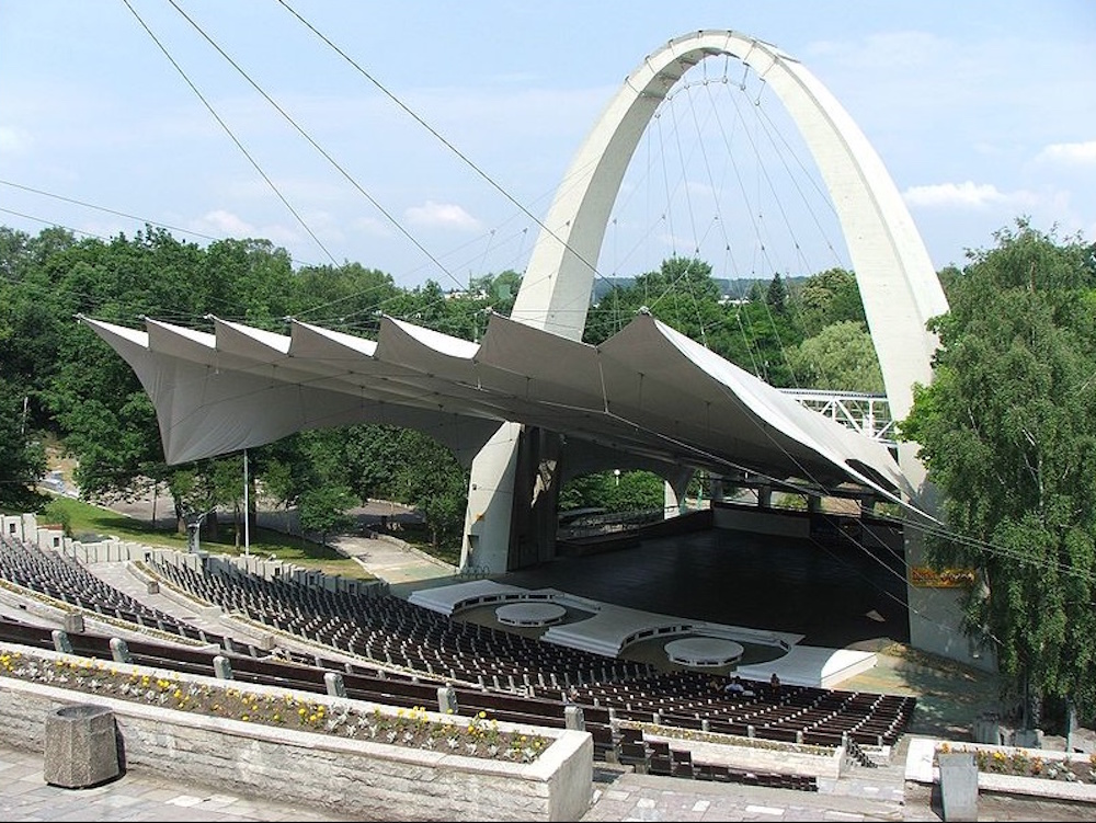 The original Szczecin amphitheater, designed by Zbigniew Abrahamowicz. Image: Piotr Kuczynski
