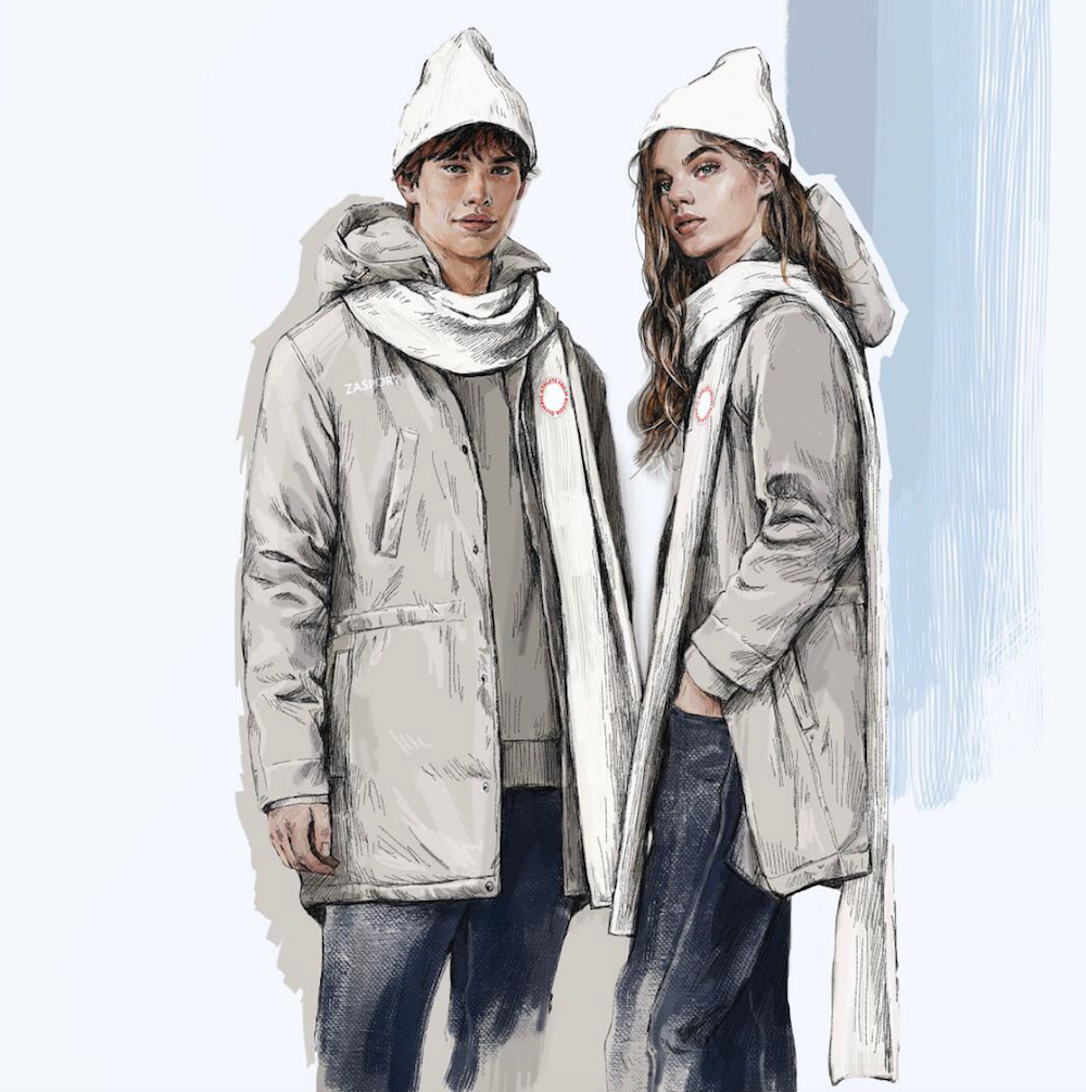 Zasport's range for neutral Olympic athletes from Russia