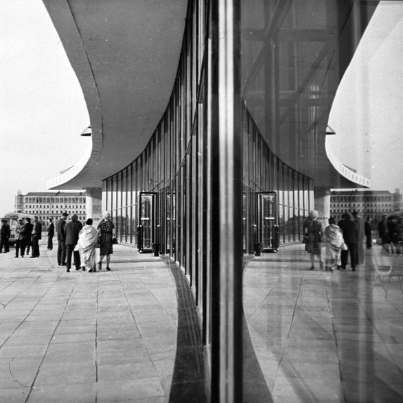 Entrance to Rossiaya Hotel (1960). Photograph: Nikolai Rakhmanov