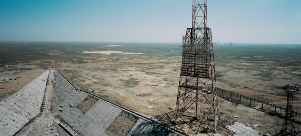 Grand Cosmodrome, Energia-Buran Space launch pad complex, Baikonur, Kazakhstan (2001)