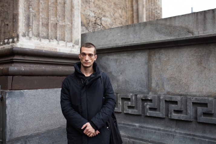 Russian artist Pyotr Pavlensky detained for leaking a French politician sex tape  