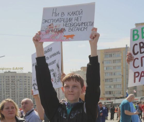 Russian activist fined over vegan propaganda