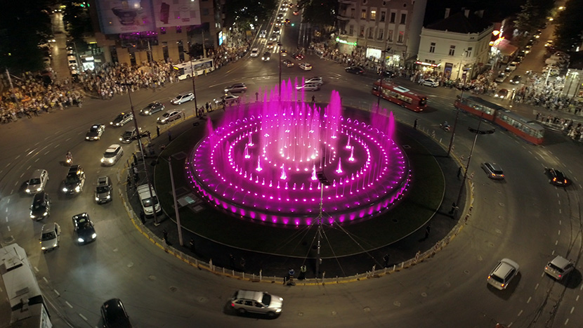Dance the night away at Belgrade’s controversial new musical fountain