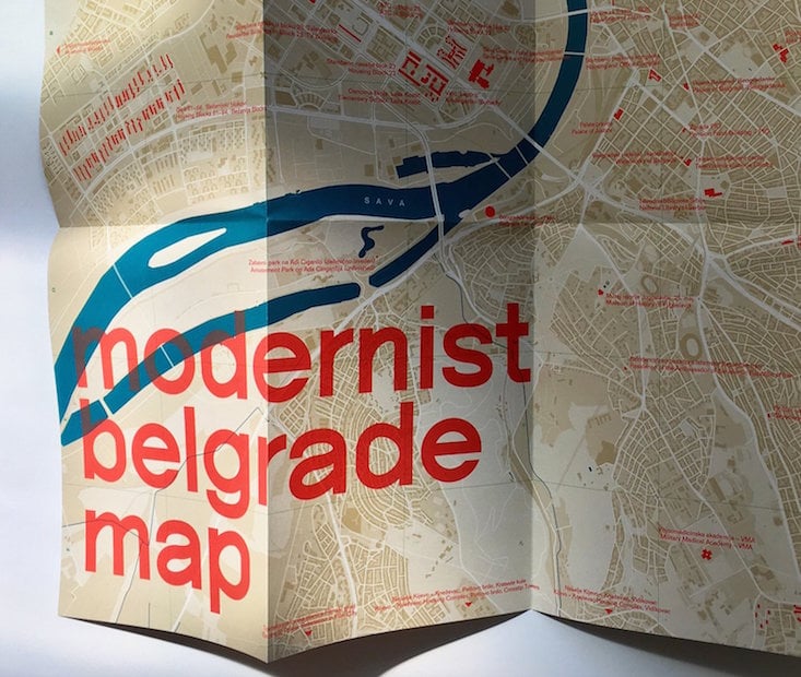 Discover Modernist Belgrade with this new map