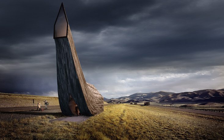 London’s Kamvari Architects design distinctive Trans-Siberian pit stop cabins