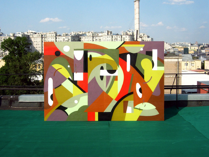 Moscow street art exhibition explores changing urban landscape
