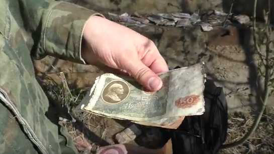 Russian explorers find swamp of Soviet cash