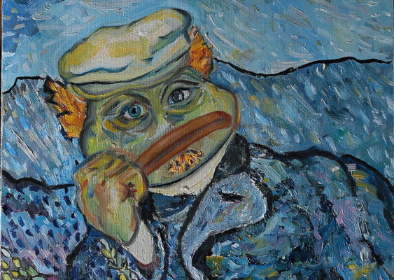 Russian artist paints Pepe the Frog like you’ve never seen him before