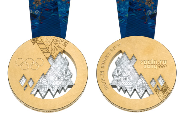 Sochi 2014 Winter Olympics medals unveiled