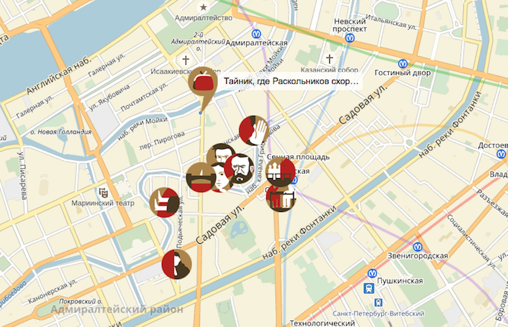 Step inside Dostoyevsky's St Petersburg with the Crime and Punishment map