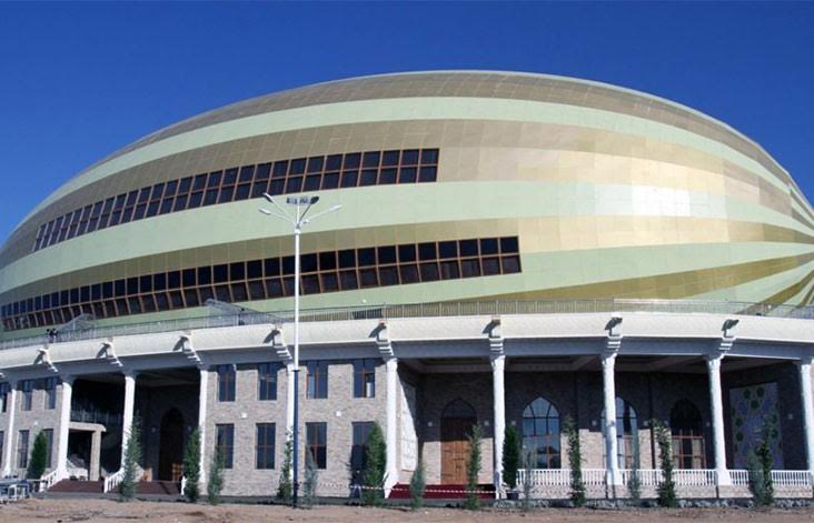 Huge melon-shaped tea house opened in Tajikistan