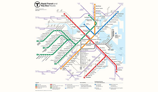 Russian designer wins competition to redesign Boston subway map