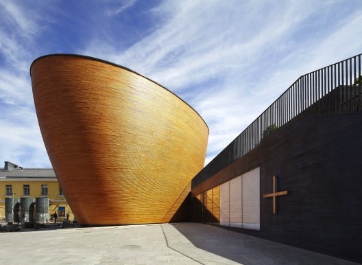 Chapel of silence in Kamppi Square, Finland