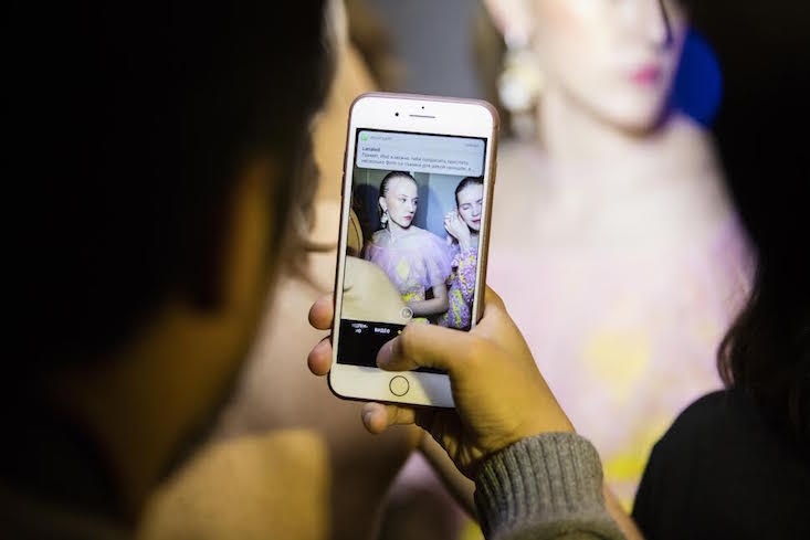 Fashion week moments: models get ready to step inside Yasya Minochkina’s fairytale