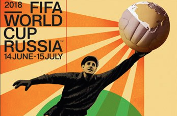 Russia unveils Soviet-inspired official World Cup poster