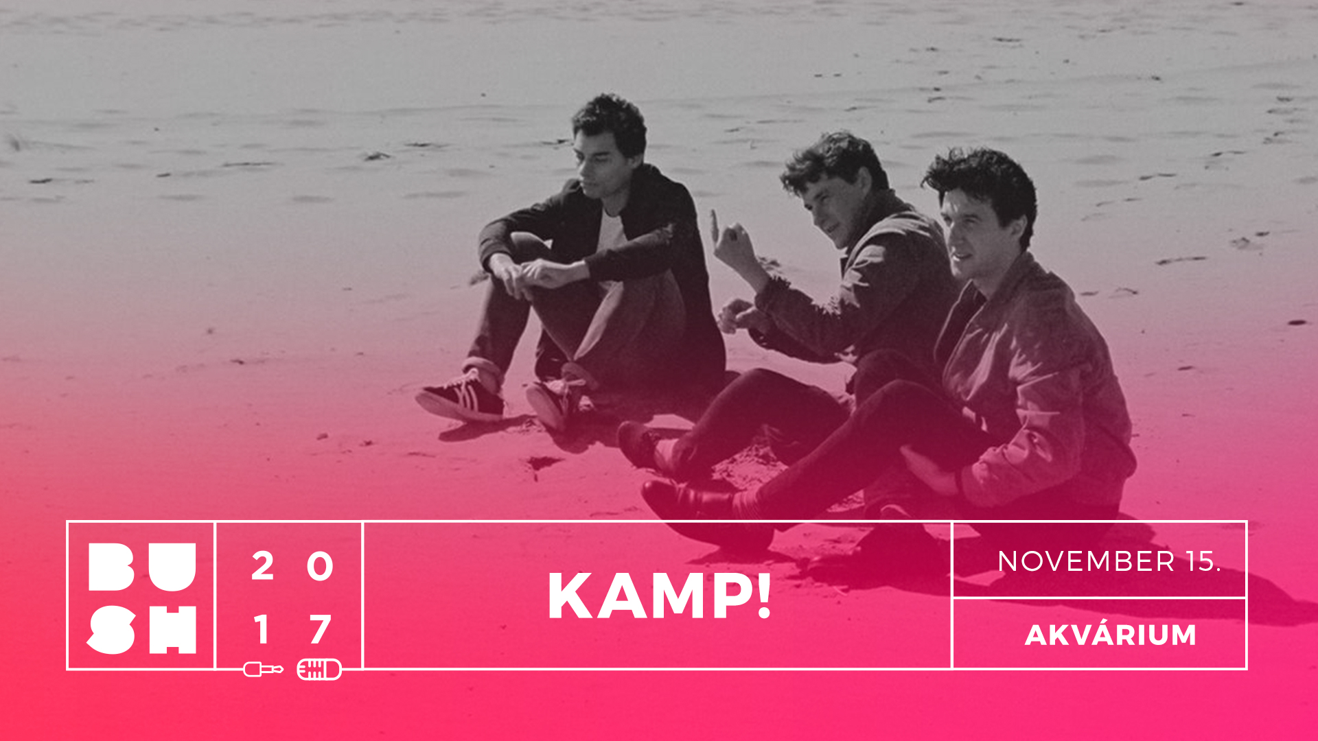 BuSH festival takeover: discover the disco-tinged synth sound of Polish pop trio, Kamp!