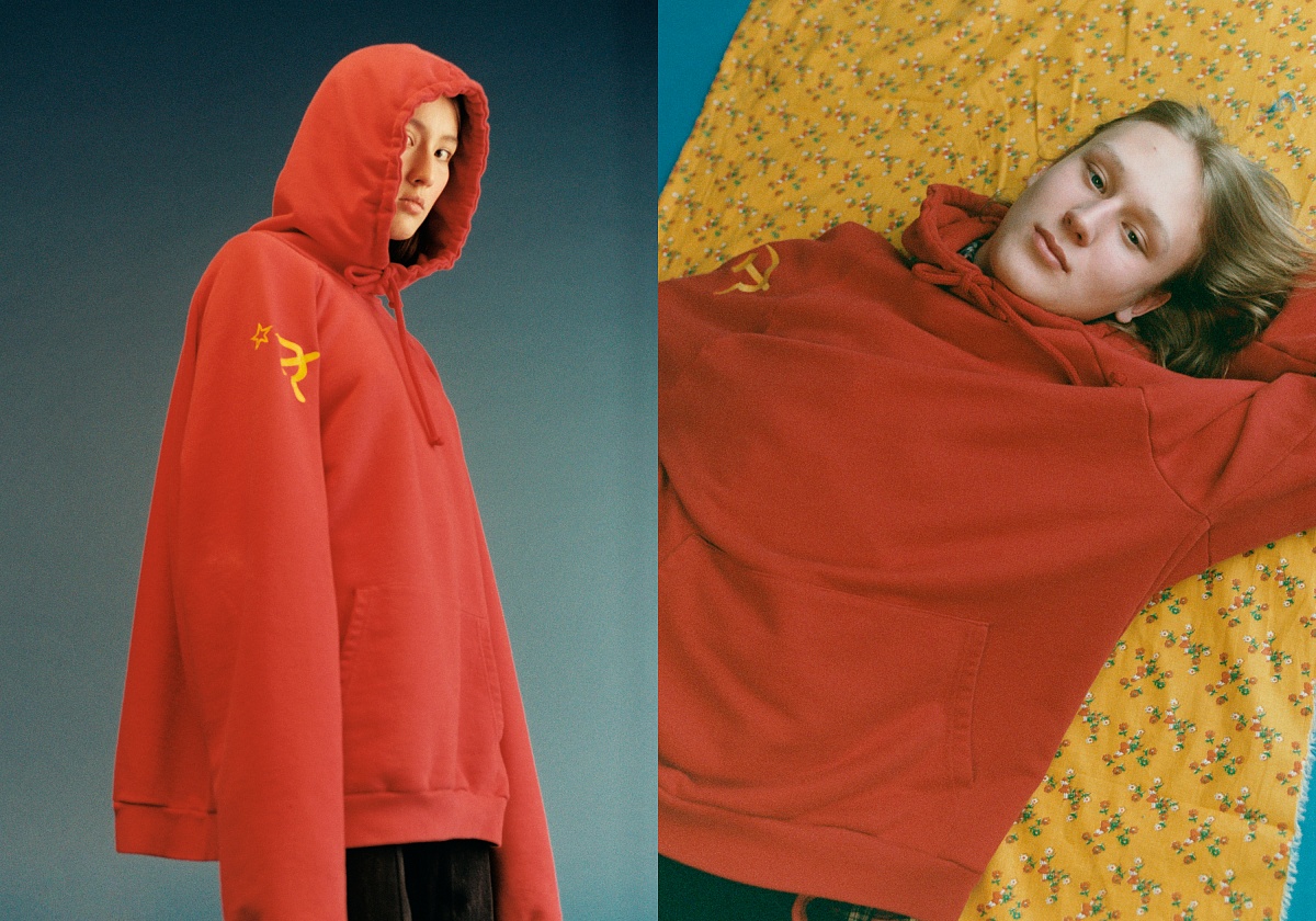 Vetements premieres Soviet hoodie