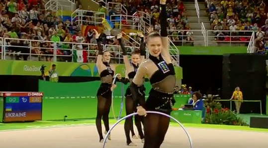 Vogue: Ukrainian gymnasts channel their inner Madonna