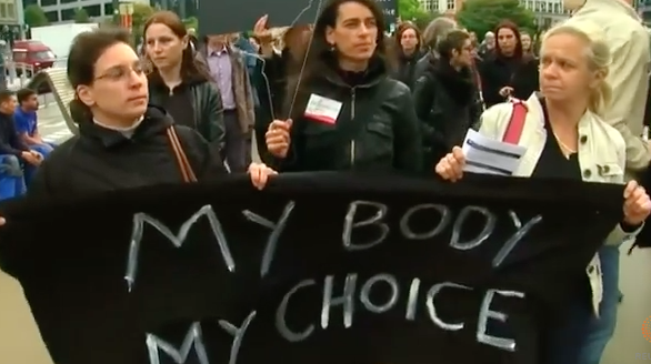 Black Monday: Thousands of Polish women strike in protest of abortion ban