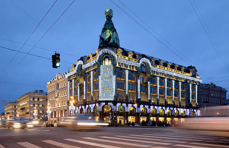 Singer House on Nevsky Prospect, St Petersburg, Russia (Image: Pavlikhin under a CC licence)