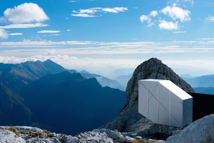 Don’t look down: would you stay in this precarious Slovenian mountain cabin?