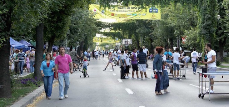 Bucharest curbs outdoor events