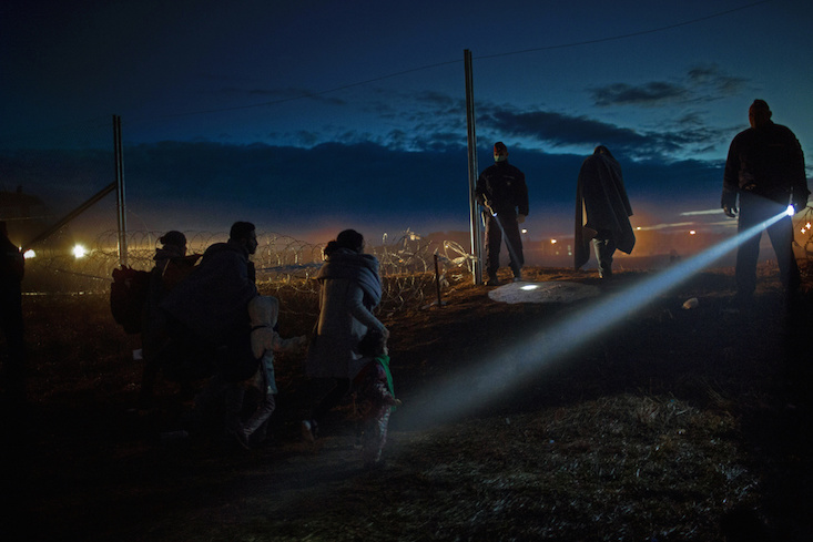 Matej Povse, Refugees on the Balkan Route, Slovenia
