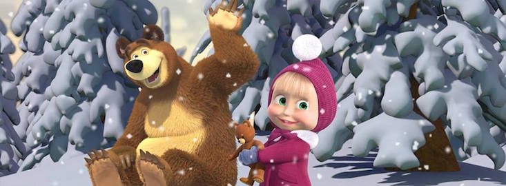 Russian cartoon Masha and the Bear attracts millions of views in a single day