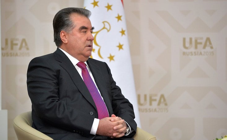 Tajik President condemns national TV and radio