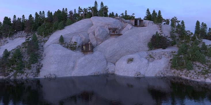Check out this Russian house built into a rock face