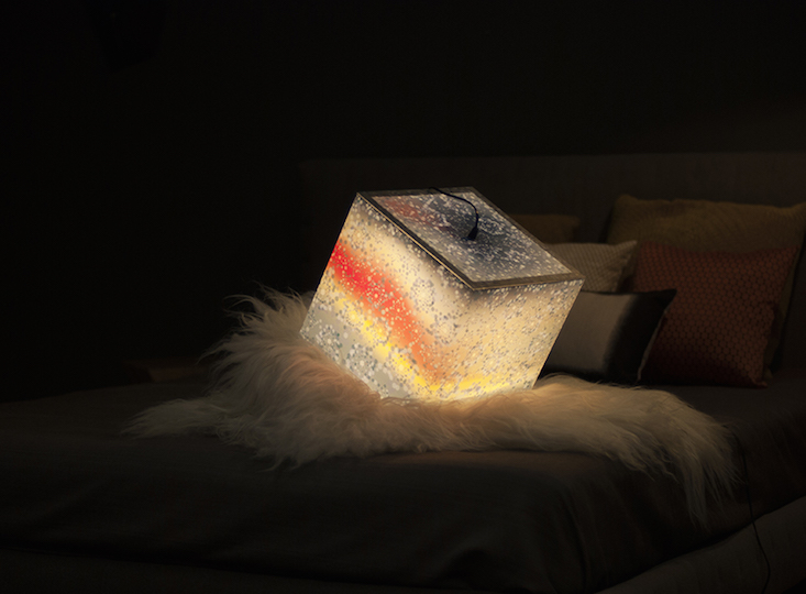 Latvian studio’s light cubes are inspired by nature