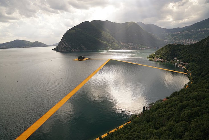 Walk on water with this incredible installation by Bulgarian artist Christo