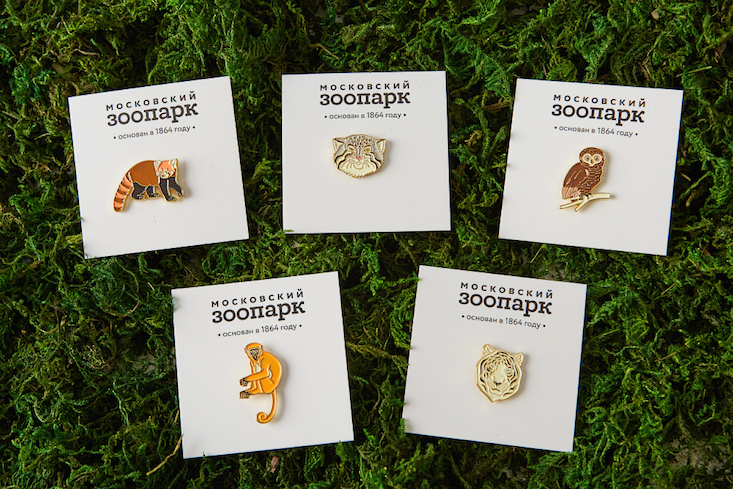 Channel your inner animal with these Heart of Moscow zoo pins