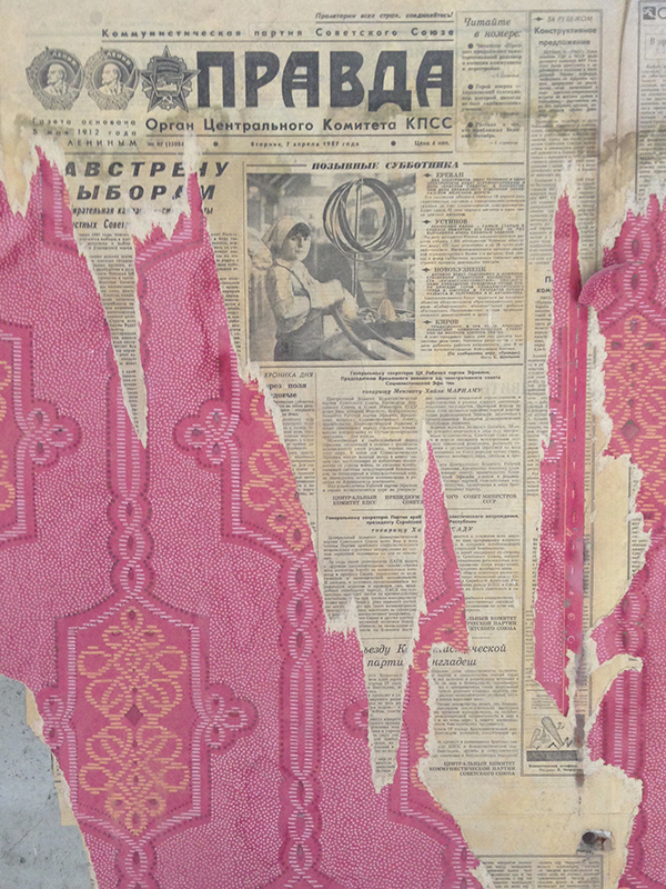 Soviet-era wallpaper with a lot of stories to tell