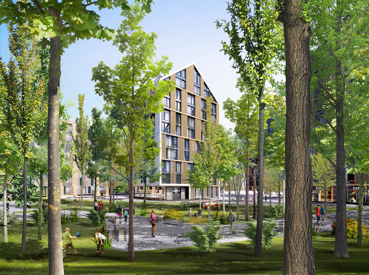 New Lviv housing project will “invite nature in”