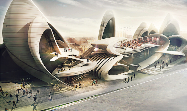 Check out the insect-inspired design for Moscow Circus School