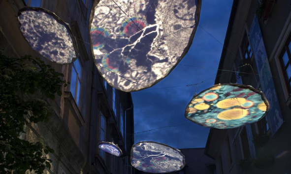 Ljubljana light art festival explores memory