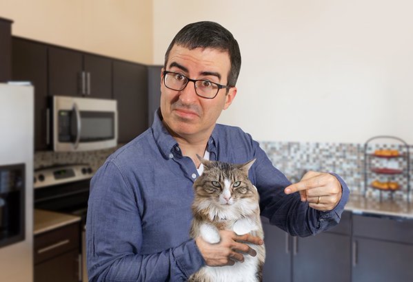 Comedian John Oliver and Chechen leader Ramzan Kadyrov in spat over lost cat