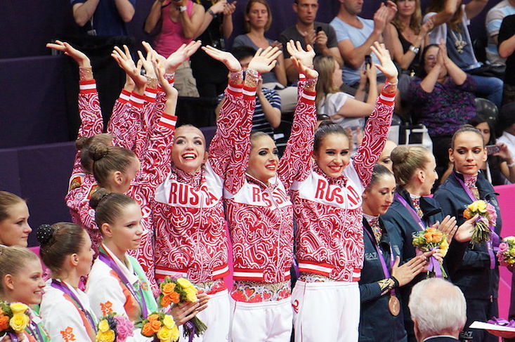 Russia's kit for the 2012 Olympics, by Bosco (Image: cdephotos under a CC licence)