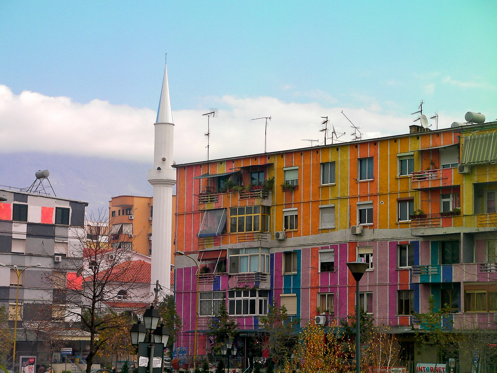 Albanian artists denounce ‘systematic underfunding’ in open letter as National Theatre demolished