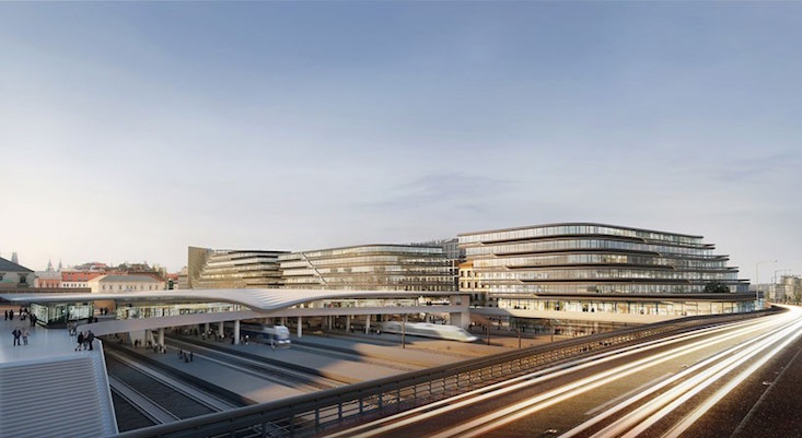 Zaha Hadid Architects reveal plans for new Prague business district