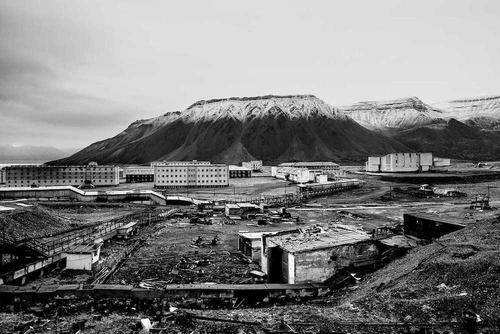 Northern exposure: mining on Svalbard captured in black and white